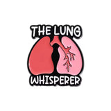 The Lung Whisperer Medical Brooch Enamel Pin