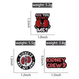 Kidney Crew Brooch Enamel Pin
