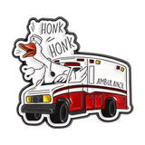 Ambulance Goose Brooch Enamel Pin