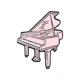 Piano Brooch Enamel Pin