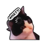 What Meme Cat Brooch Enamel Pin