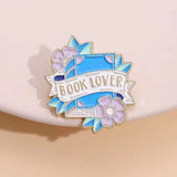 Book Lover Brooch Enamel Pin