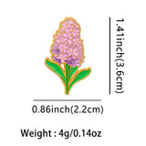 Hyacinth Flower Brooch Enamel Pin