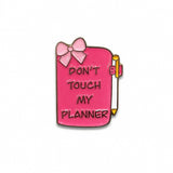 Planner Metal Enamel Sticker