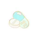 Chill Pill Brooch Enamel Pin