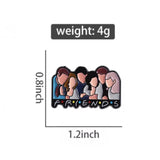 Friends Brooch Enamel Pin