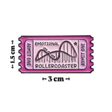 Emotional Rollercoaster Brooch Enamel Pin
