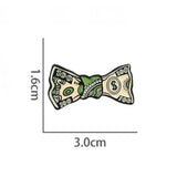 Dollar Bow Brooch Enamel Pin