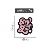 Boy With Luv BTS Kpop Brooch Enamel Pin