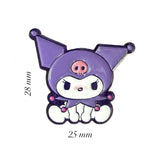 Kuromi Enamel Sticker