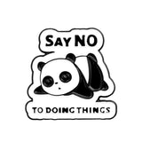 Lazy Panda Brooch Enamel Pin