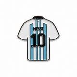 Messi’s Jersey Metal Enamel Sticker