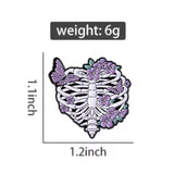 Blooming Thorax Brooch Enamel Pin