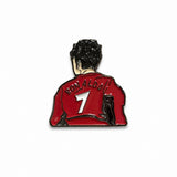 Cristiano Ronaldo Back Metal Enamel Sticker