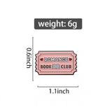 Romance Book Club Brooch Enamel Pin