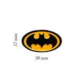 Bat Man Metal Enamel Sticker