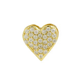 Small Bubble Initial Name Necklace with love symbol