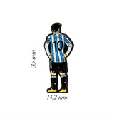 Messi Metal Enamel Sticker