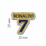 CR7 Metal Enamel Sticker