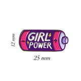 Girl Power Enamel Sticker