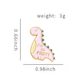 Pretty Dino Brooch Enamel Pin