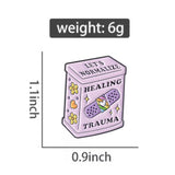 Normalize Healing Trauma Brooch Enamel Pin
