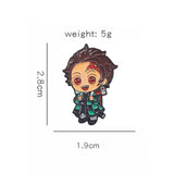 Tanjiro Kamado Demon Slayer Anime Brooch Enamel Pin