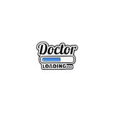 Doctor Loading Enamel Sticker