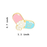 Love Pill Brooch Enamel Pin