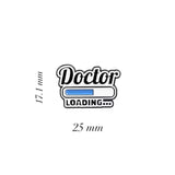 Doctor Loading Enamel Sticker