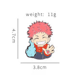 Yuji Itadori Jujutsu Kaisen Anime Brooch Enamel Pin