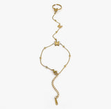 18K Gold Plated Butterfly Hand Chain