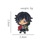 Giyu Tomioka Demon Slayer Anime Brooch Enamel Pin