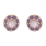 Lavender Pearl Studs