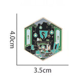 Slytherin Common Room Harry Potter Brooch Enamel Pin