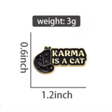 Karma Is A Cat Taylor Swift Brooch Enamel Pin