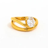 18k Gold Plated Jane Ring