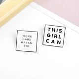 Motivational Brooch Enamel Pin