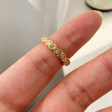 18K Gold Plated Marina Ring