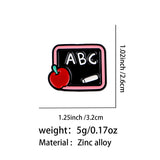 ABC Teacher Brooch Enamel Pin