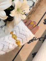18k Gold Plated Chunky Shell Bracelet
