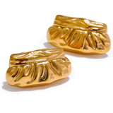 18k Gold Plated Claypso Studs