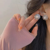 Lavender Pearl Studs