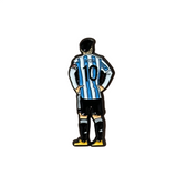Messi Metal Enamel Sticker