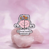 Mental Health Matters Brooch Enamel Pin