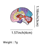 Brain Medical Brooch Enamel Pin