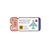 Adventure Awaits Brooch Enamel Pin