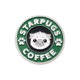 Starpugs Coffee Brooch Enamel Pin