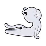 Cobra Pose Cat Brooch Enamel Pin