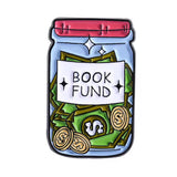 Book Fund Brooch Enamel Pin